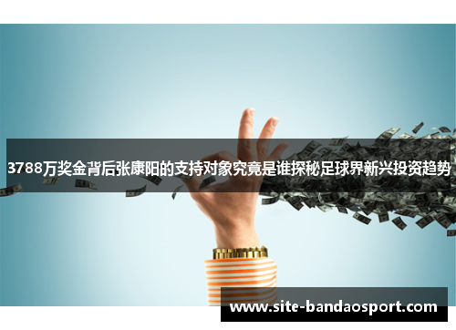 3788万奖金背后张康阳的支持对象究竟是谁探秘足球界新兴投资趋势